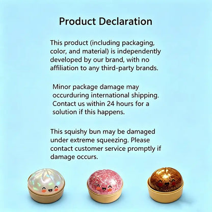Dumpling Squishy – Mystery Bun Fidget Toy