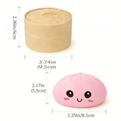 Dumpling Squishy – Mystery Bun Fidget Toy
