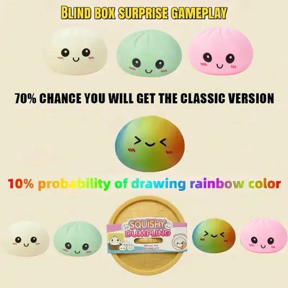 Dumpling Squishy – Mystery Bun Fidget Toy