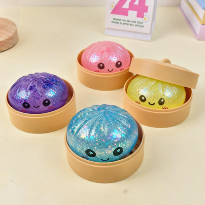 Dumpling Squishy – Mystery Bun Fidget Toy